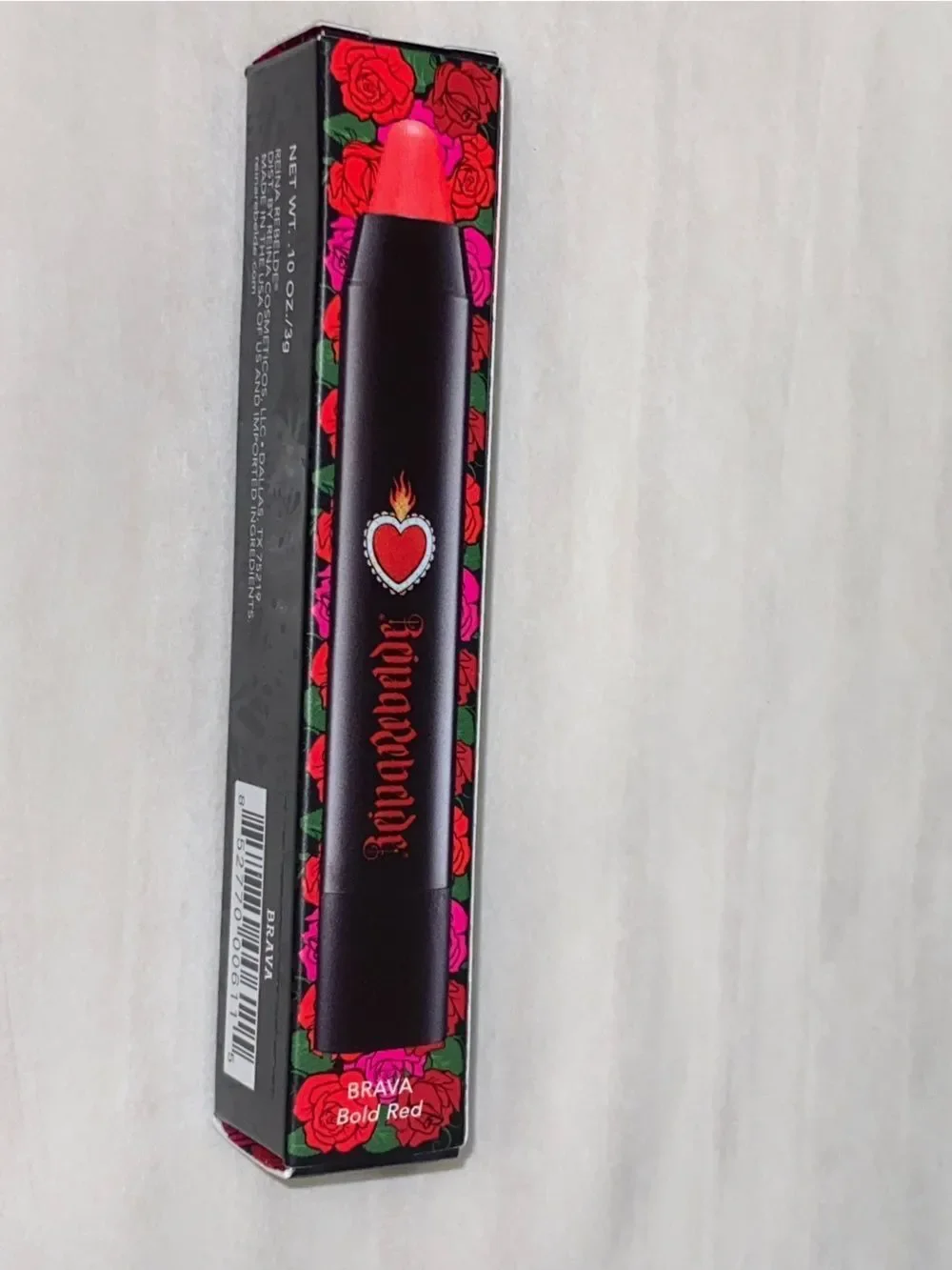 Reina Rebelde   Tone Brava Bold Lip Color Stick - Black & Red Packaging